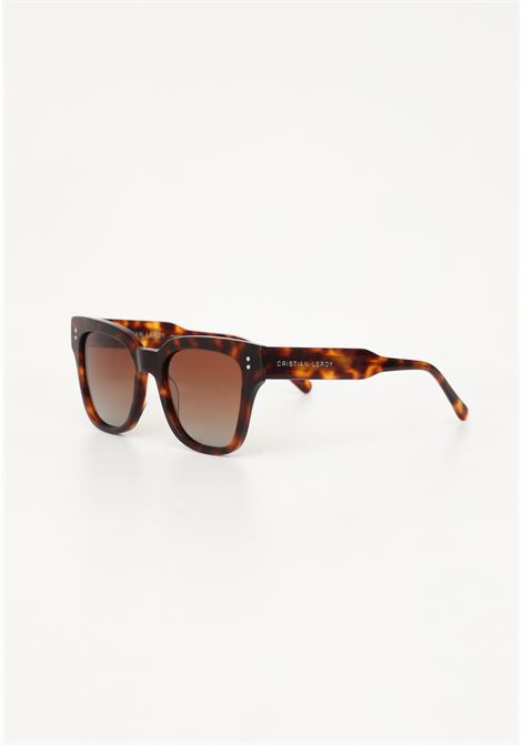 Brown women's sunglasses with gradient pattern CRISTIAN LEROY | 70000902